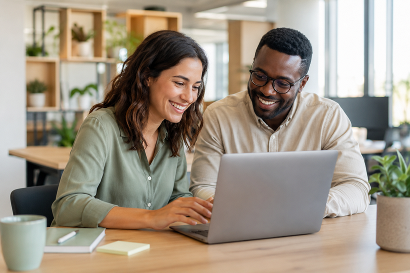 Conseillers heureux de trouver leurs ressources